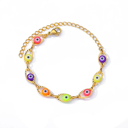 Luckacco Elegant Zircon Flowers Bracelet For Women Girls Charm Gold Color Stainless Steel Plant Bracelets Luxury Designer Jewelry Gifts