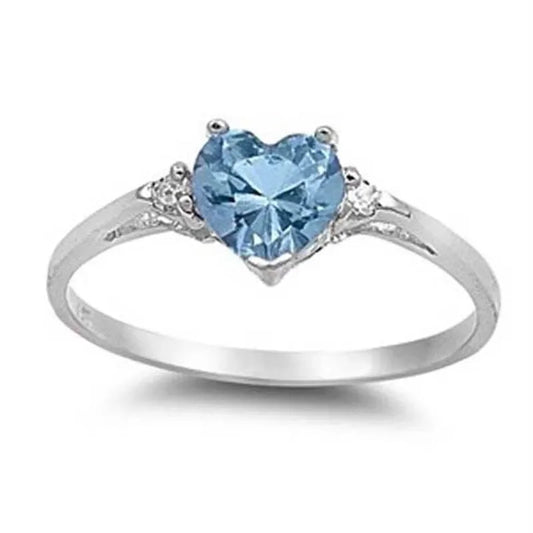 Luckacco Romantic Pink Heart shaped Ring for Female Cubic Zirconia Bridal Wedding Party  with Minimalist Fashion Jewelry Accessories