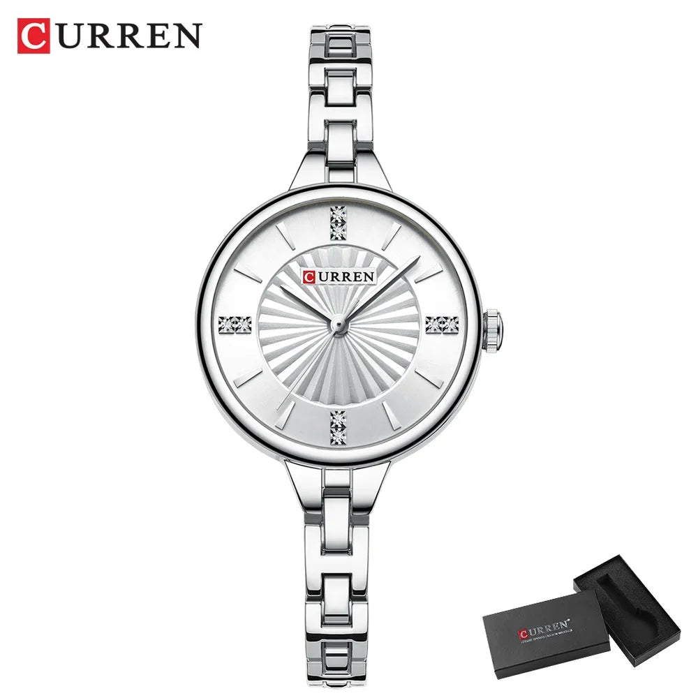 luckacco curren luxury women bracelet quartz watches for women magnetic watch ladies sports dress wrist watch clock relogio feminino