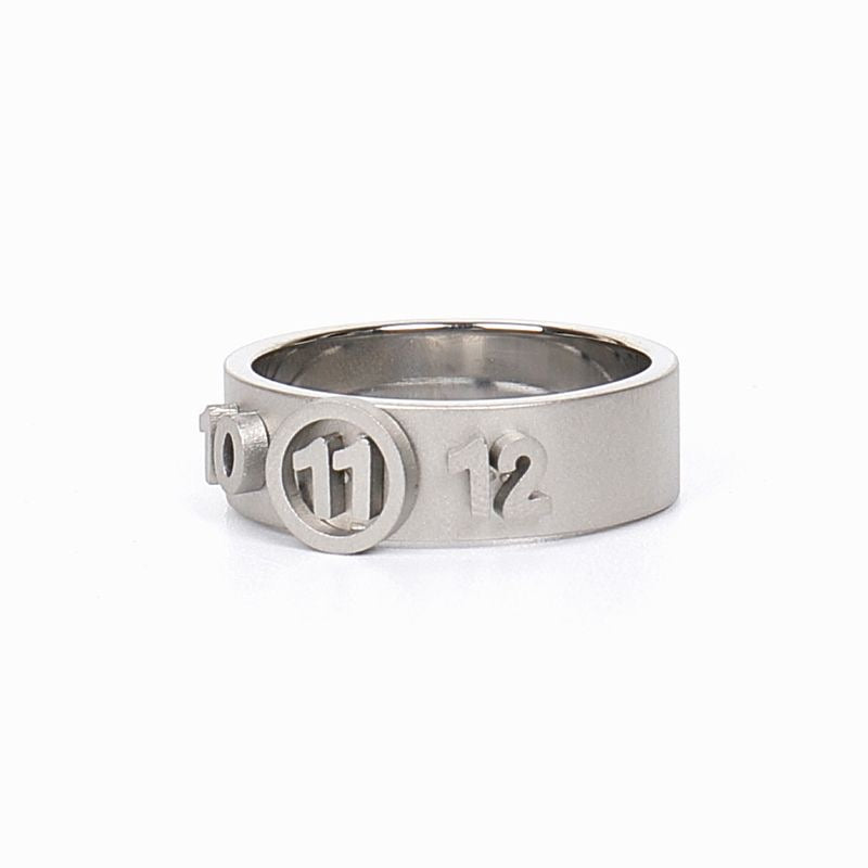 luckacco personality punk roman numerals ring for men women goth cool finger ring engagement wedding ring hip hop jewelry gifts