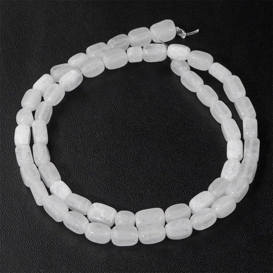 Luckacco 4x6mm Rectangle Stone Beads Natural Aventurine Square Shape Crystal Loose Beads For Jewelry Making DIY Charm Bracelet Necklace