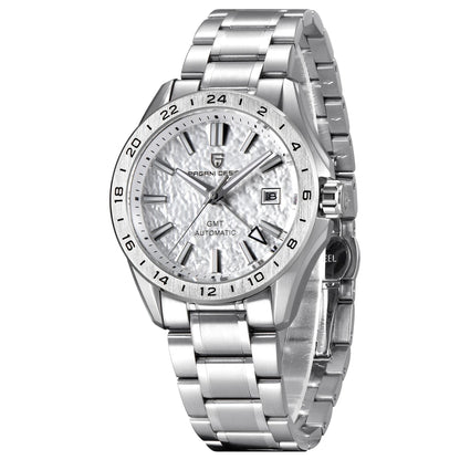 Luckacco 2024 New PAGANI DESIGN 40MM Men Mechanical Watches Top Brand Sapphire Glass GMT Watch 100M Waterproof Automatic Watch for Men
