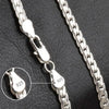 Luckacco 20-60cm 925 sterling Silver luxury brand design noble Necklace Chain For Woman Men Fashion Wedding Engagement Jewelry