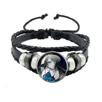 Luckacco I Love Ado Bracelets Ado Kyogen X Uta Glass Bracelets Art Multilayer Braided Bracelets Bangles Jewelry Ornament Accessories Fans