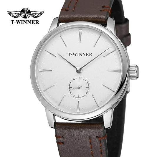 Luckacco WINNER Official Original Replica Watch Thin Mechanical Watches for men Waterproof Elegant Fashion Classics wristwatch Clock