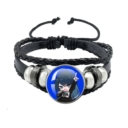 Luckacco I Love Ado Bracelets Ado Kyogen X Uta Glass Bracelets Art Multilayer Braided Bracelets Bangles Jewelry Ornament Accessories Fans