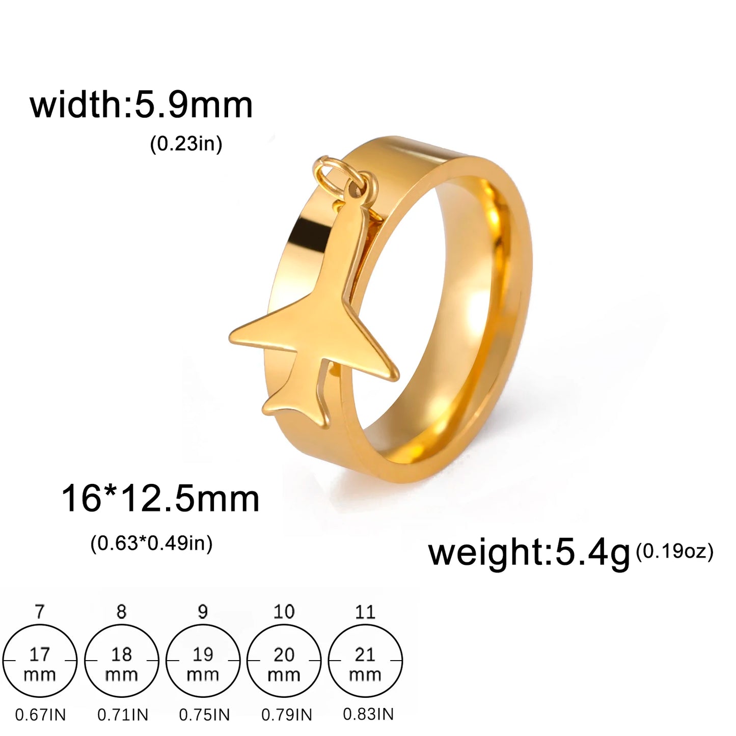luckacco unift women stainless steel charms rings flower leaf spider paw pendant finger ring fashion minimalist couple jewelry