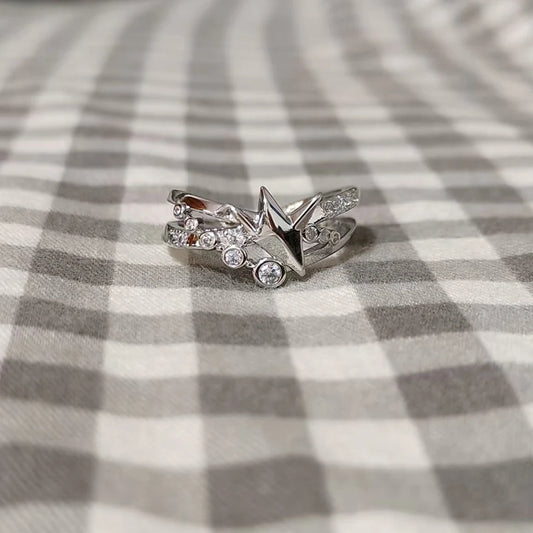 Luckacco Game Love And Deepspace Rafayel Xavier Zayne Cosplay Ring Adjustable Opening Wedding Rings Couple Jewelry Accessories Gifts