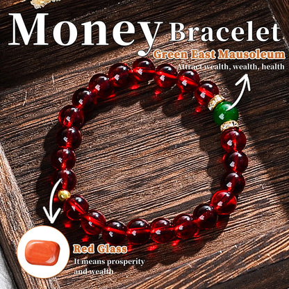 Luckacco 1PC Prosperity and Abundance Healing Money Wealth Bracelet - Relaxation, Success Enhancement Bracelet, Suitable for Daily Wear
