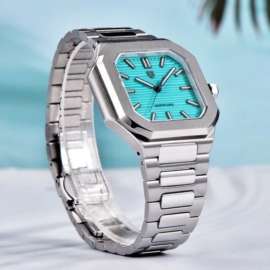 Luckacco PAGANI DESIGN New Quartz Men's Watch Stainless Steel Sports Waterproof Men Watches Luxury Fashion Sapphire Glass Watch For Men's