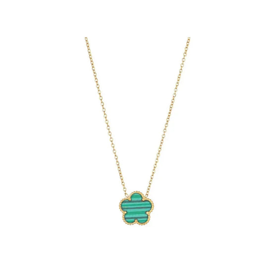 Luckacco 14K Gold Plated Five-leaf Clover Link Bracelets White Black Blue Gold Red Green Lucky Bracelets Jewelry Gifts Trendy for Women
