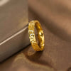 Luckacco Stainless Steel 4mm Broken Ice Rings Women Size 5/6/7/8/9/10# Gold Color Bling Finger Ring Wedding Band Jewelry Girlfriend Gifts