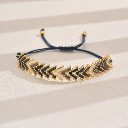 Luckacco ZHONGVI Miyuki Bead Bracelets Multi Layer Bohemian Glass Seeds Handmade Adjustable Jewelry Fashion For Women Men