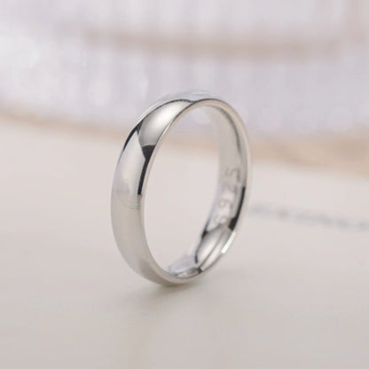 Luckacco Gold Plated Ring Colour Fashion Women's Simple Couple's Wedding Ring Engagement Jewellery Gift